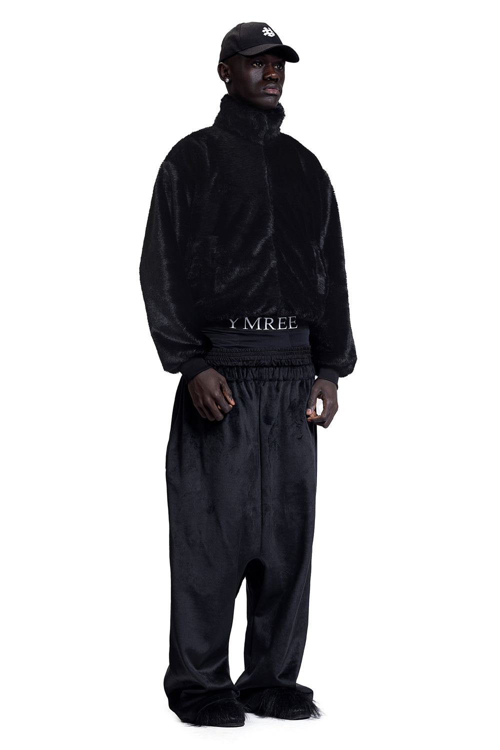 BLACK FUR JACKET
