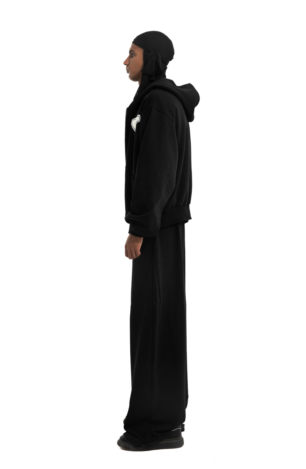 Y PATCH ZIP-UP HOODIE
