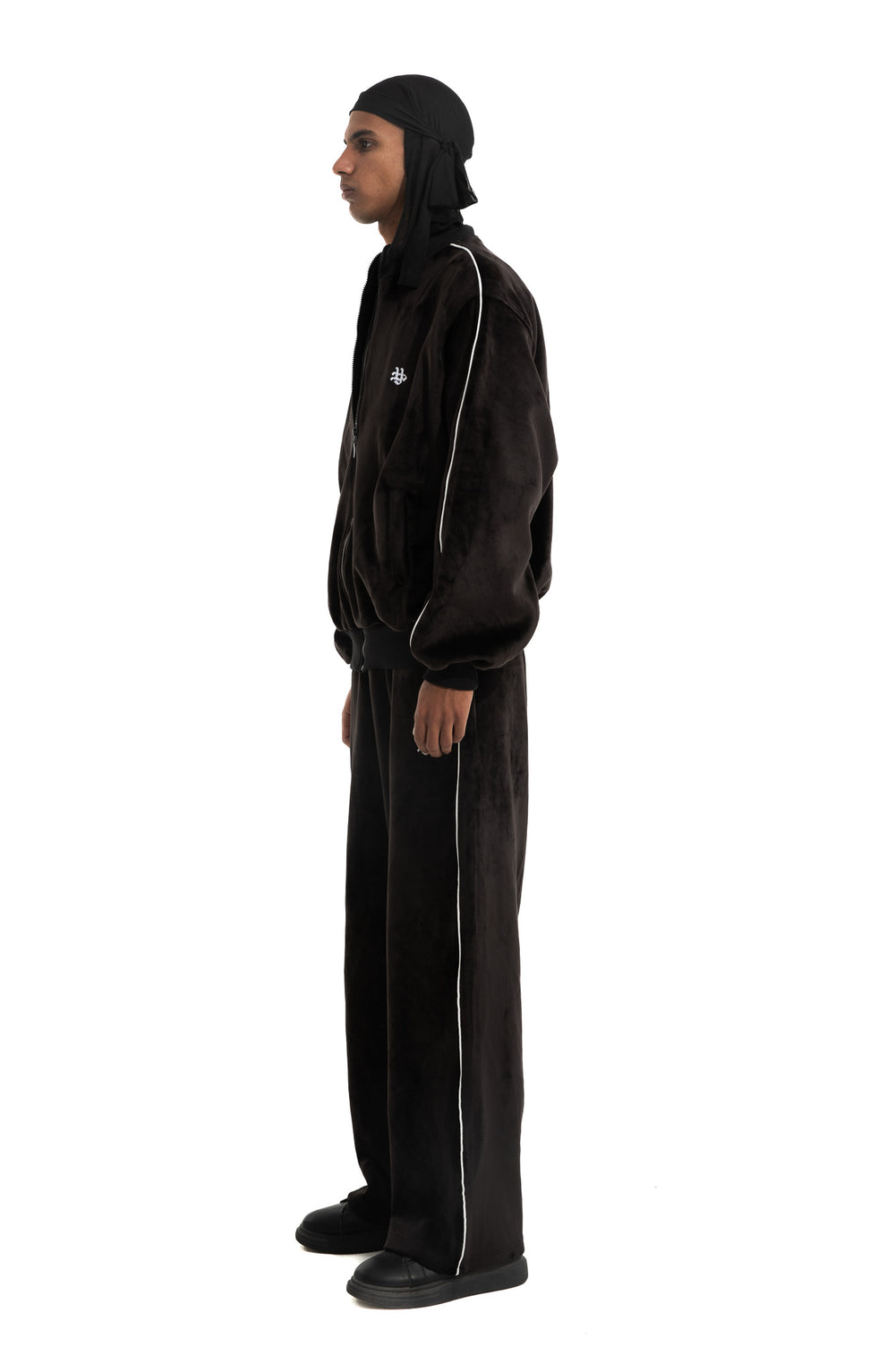 VELOUR TRACKSUIT PANTS
