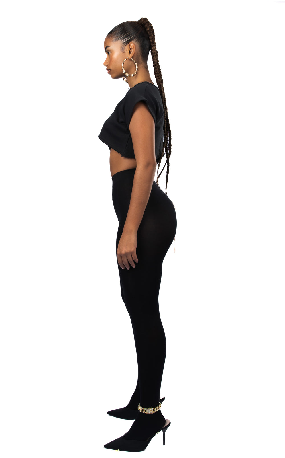 ASYMMETRICAL CROP TOP
