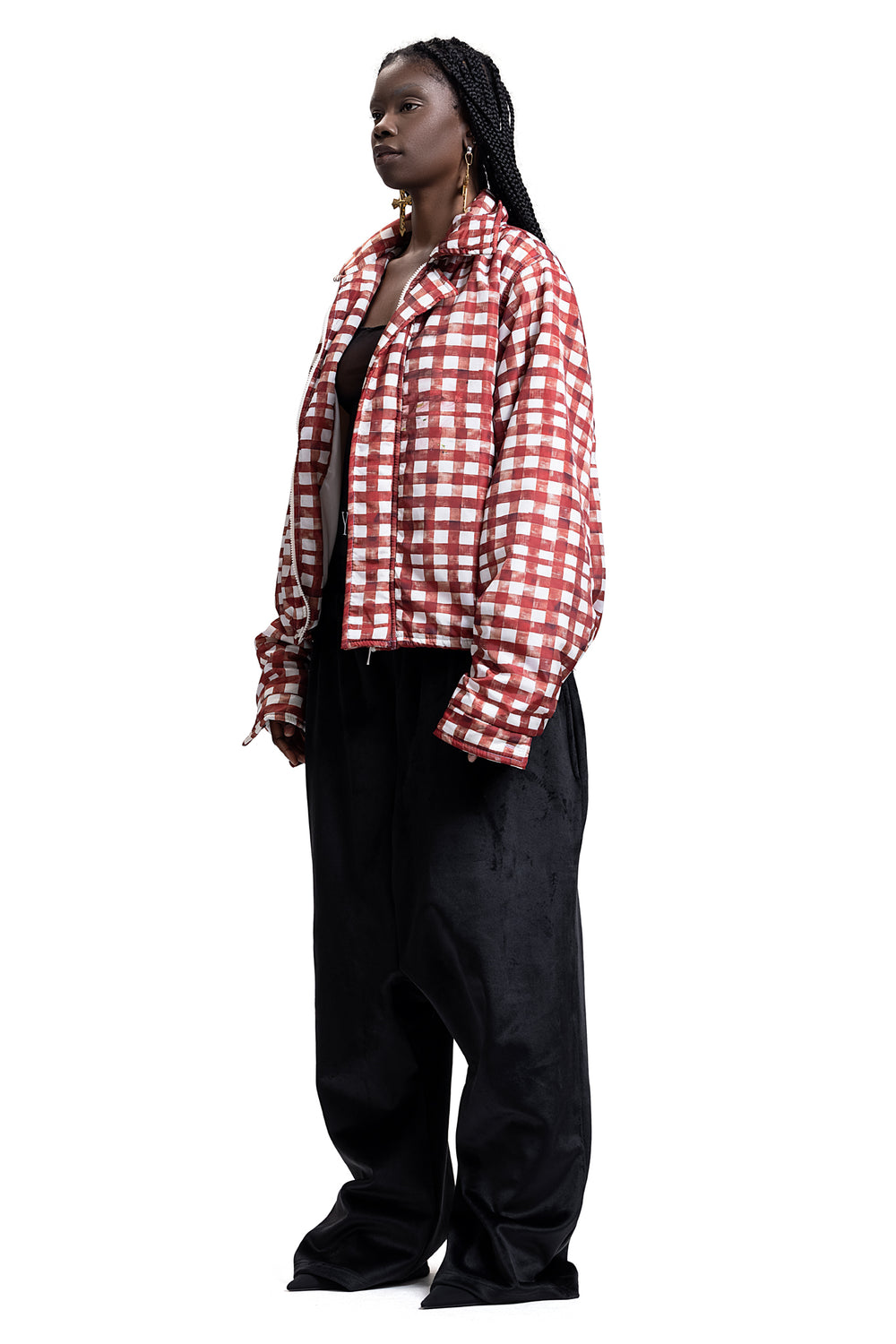 RED CHECKERED JACKET 1