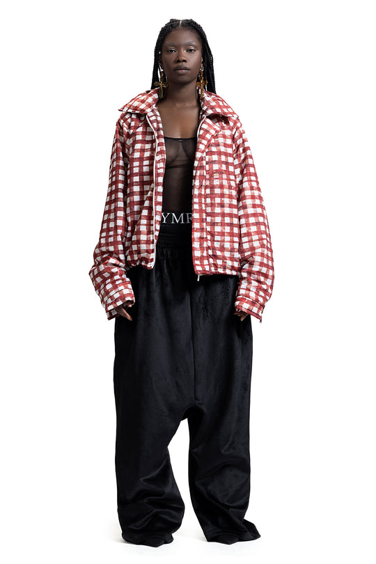 RED CHECKERED JACKET 1