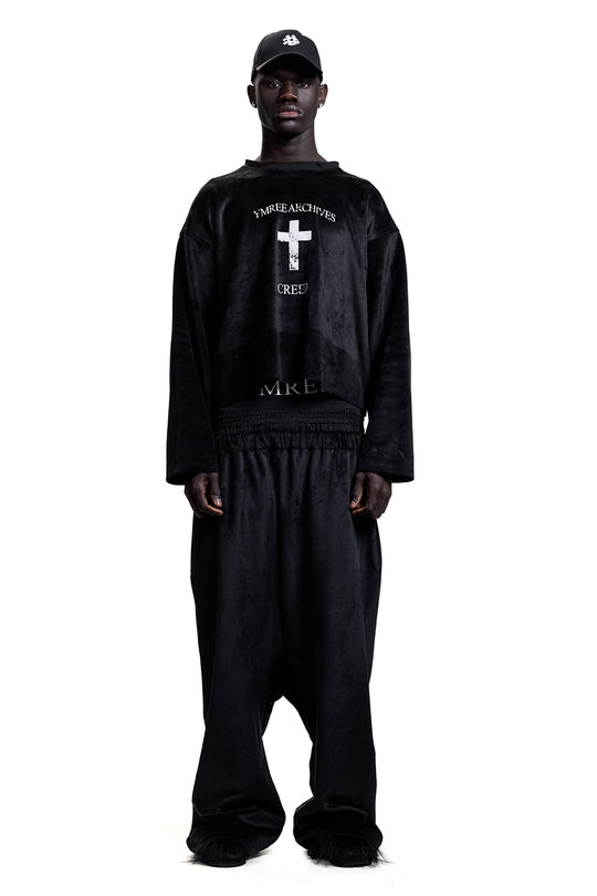 CREED VELOUR SWEATER