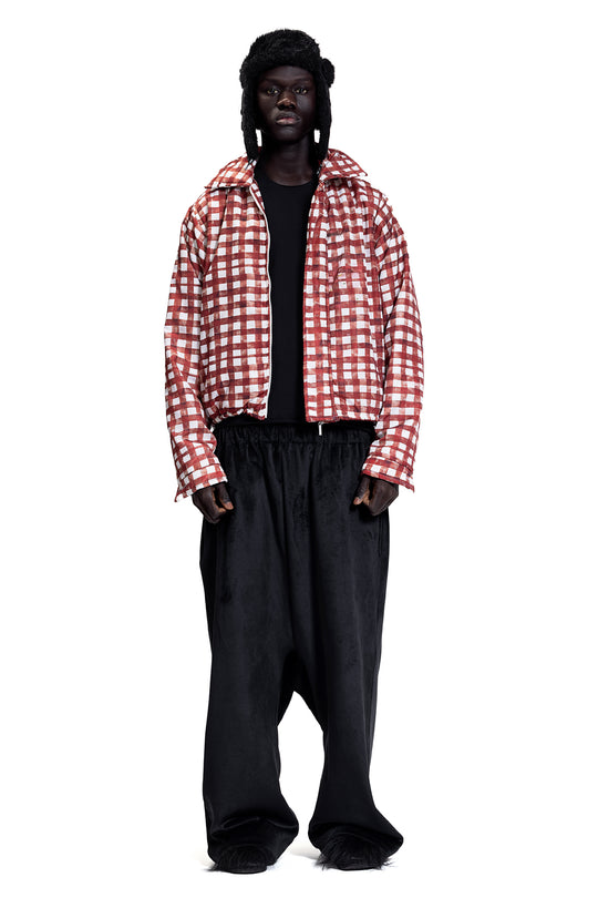RED CHECKERED JACKET 1