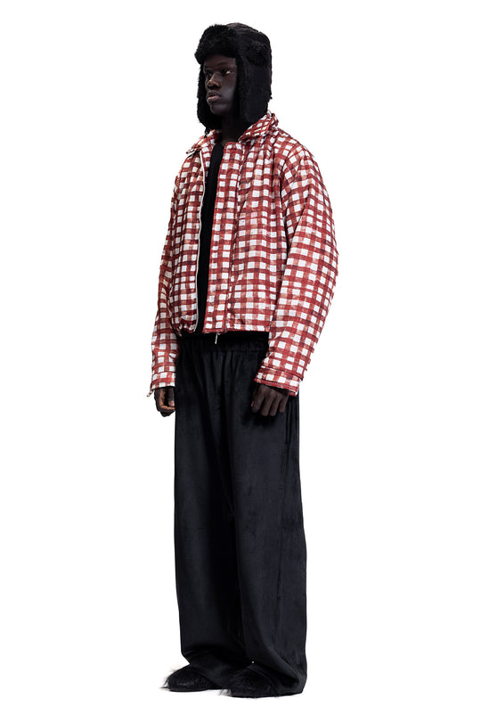 RED CHECKERED JACKET 1