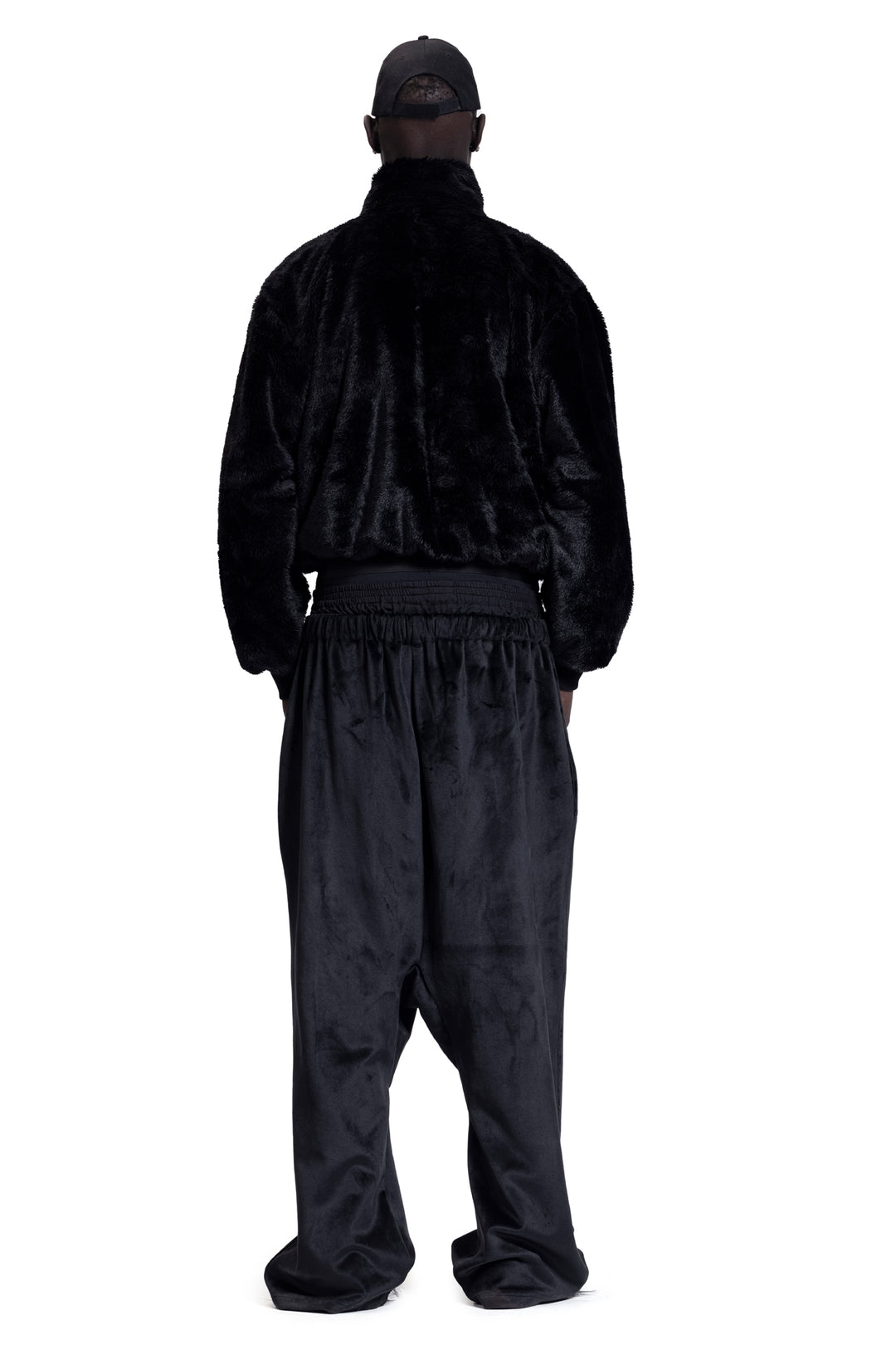 BLACK FUR JACKET