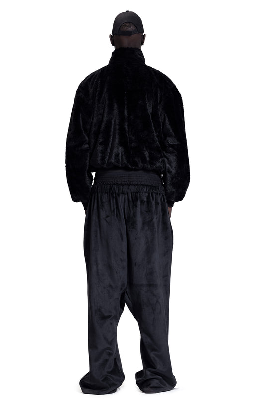 BLACK FUR JACKET