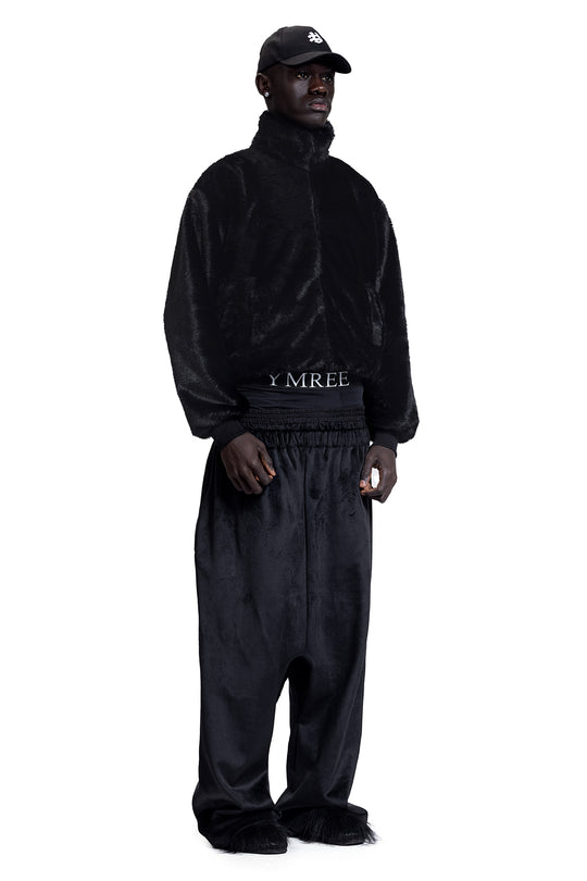 BLACK FUR JACKET