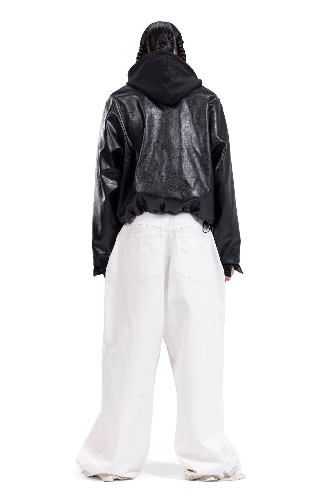 WASHED CROSS OVERSIZED PANTS