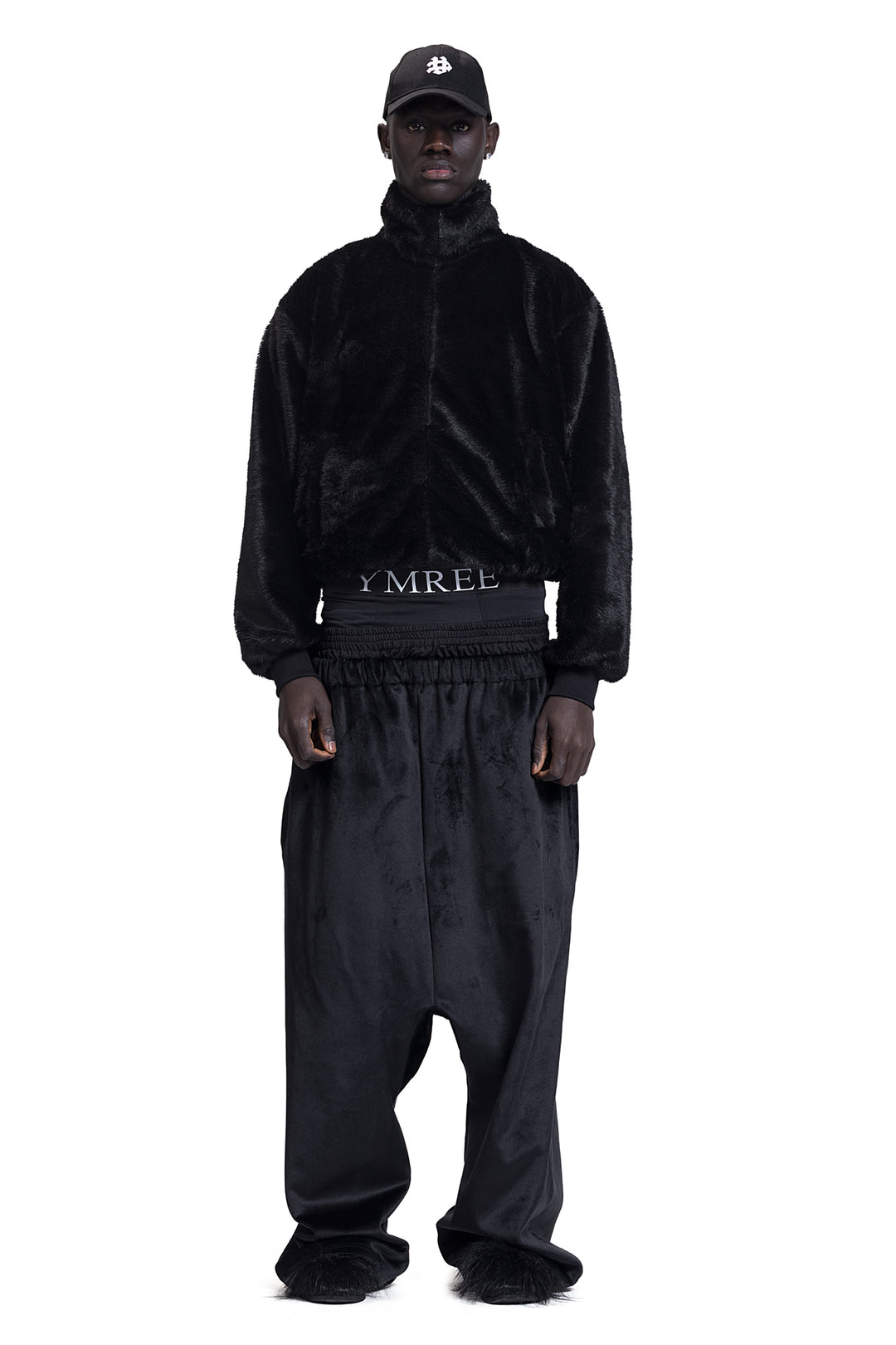 BLACK FUR JACKET
