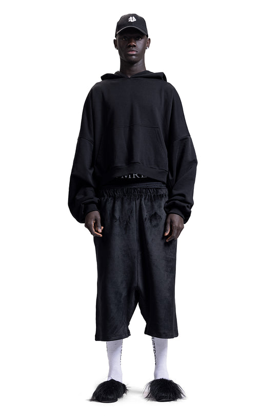 OVERSIZED VELOUR SHORTS