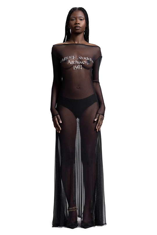 YMREE ARCHIVES BACKLESS DRESS