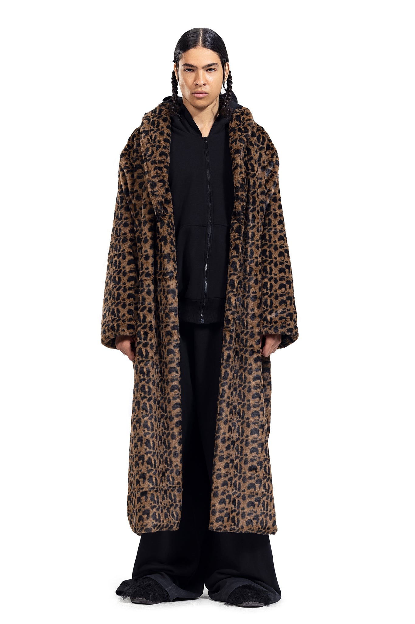 CHEETAH PRINT FUR COAT