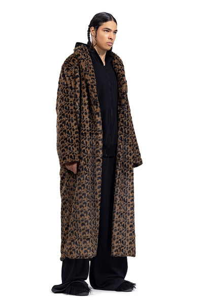 CHEETAH PRINT FUR COAT