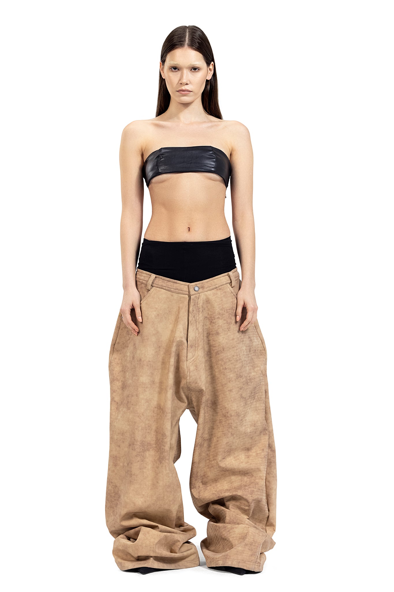 STONE WASH OVERSIZED PANTS