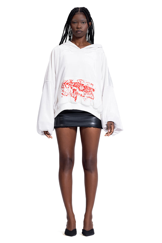 RED GRAFFITI POCKET HOODIE
