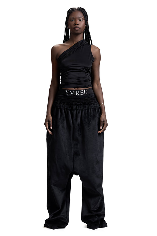 OVERSIZED VELOUR PANTS