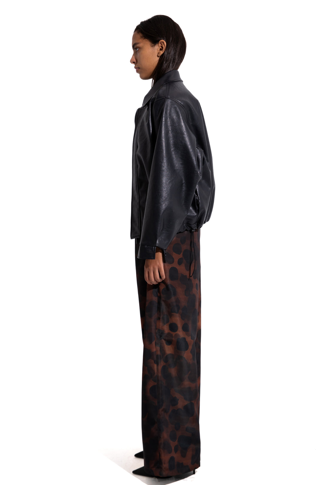 BROWN BIOMEDICAL PRINT PANTS