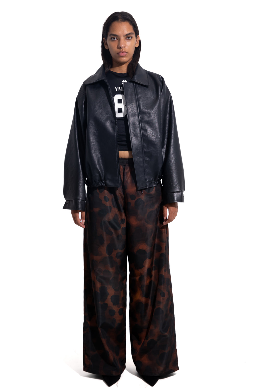 BROWN BIOMEDICAL PRINT PANTS