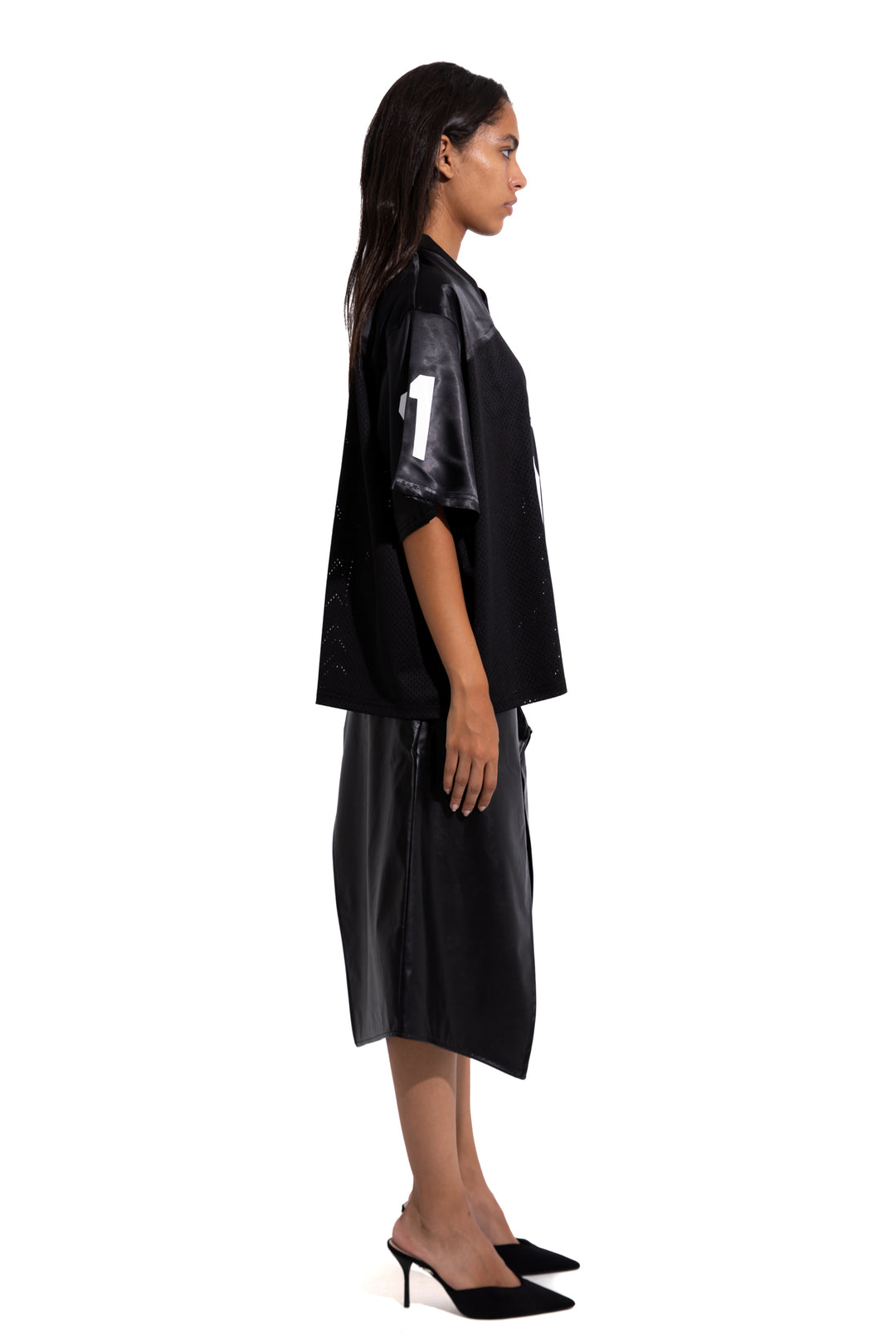81 OVERSIZED JERSEY IN BLACK