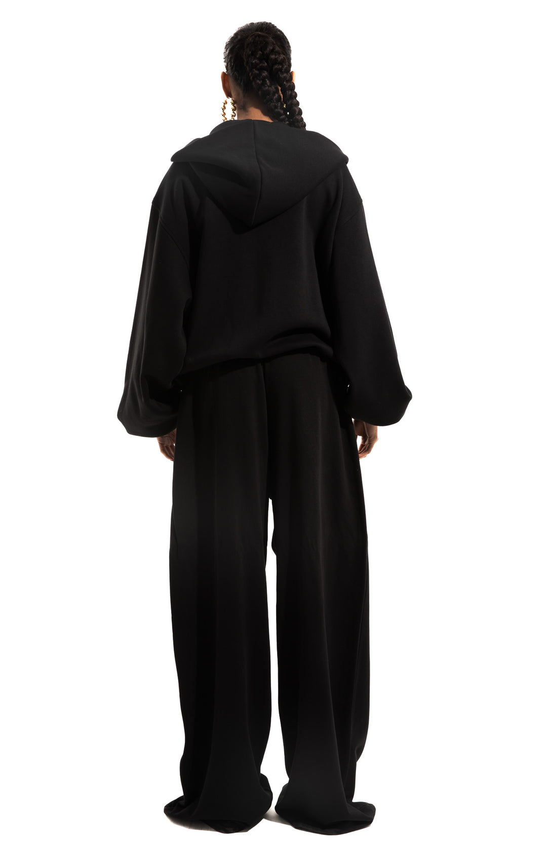 BLACK TRACKSUIT JACKET