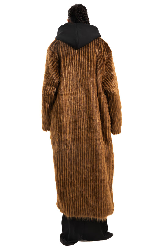 CARAMEL FUR COAT
