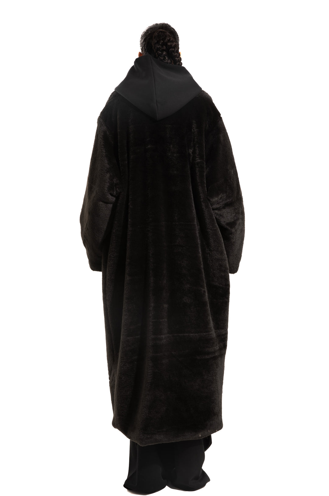BLACK FUR COAT