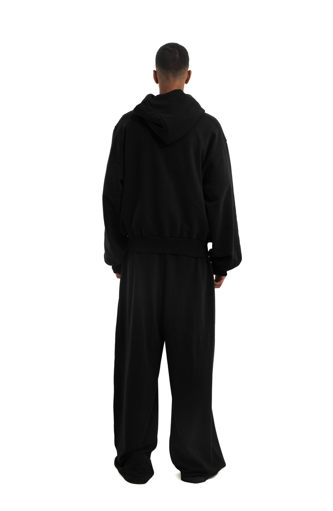 BLACK TRACKSUIT JACKET
