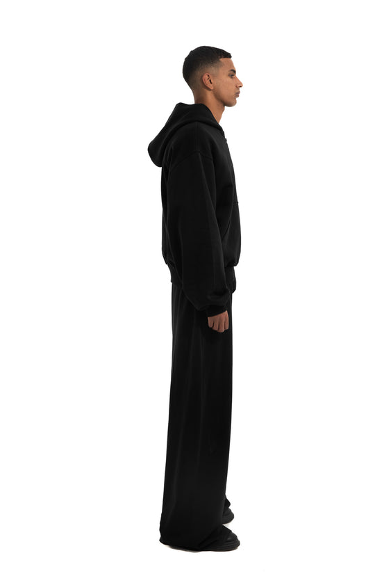 BLACK TRACKSUIT JACKET