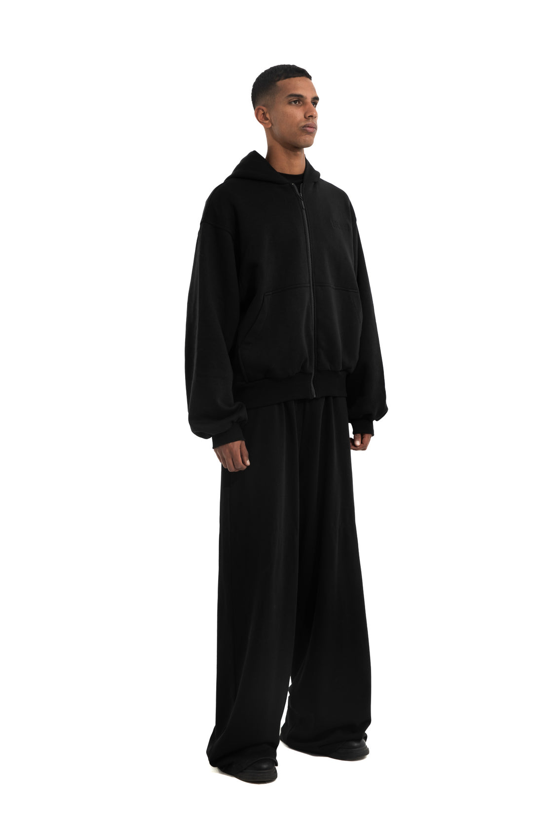 BLACK TRACKSUIT JACKET