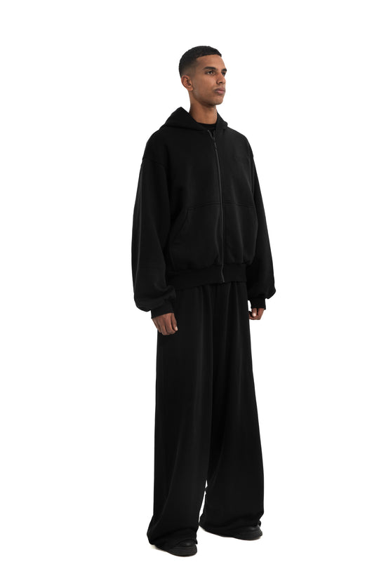 BLACK TRACKSUIT JACKET
