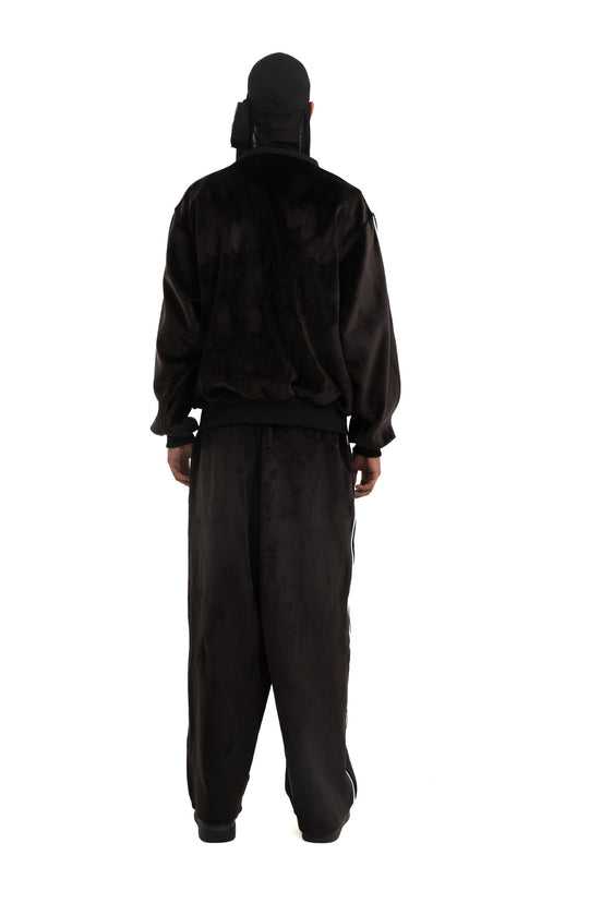 VELOUR TRACKSUIT PANTS