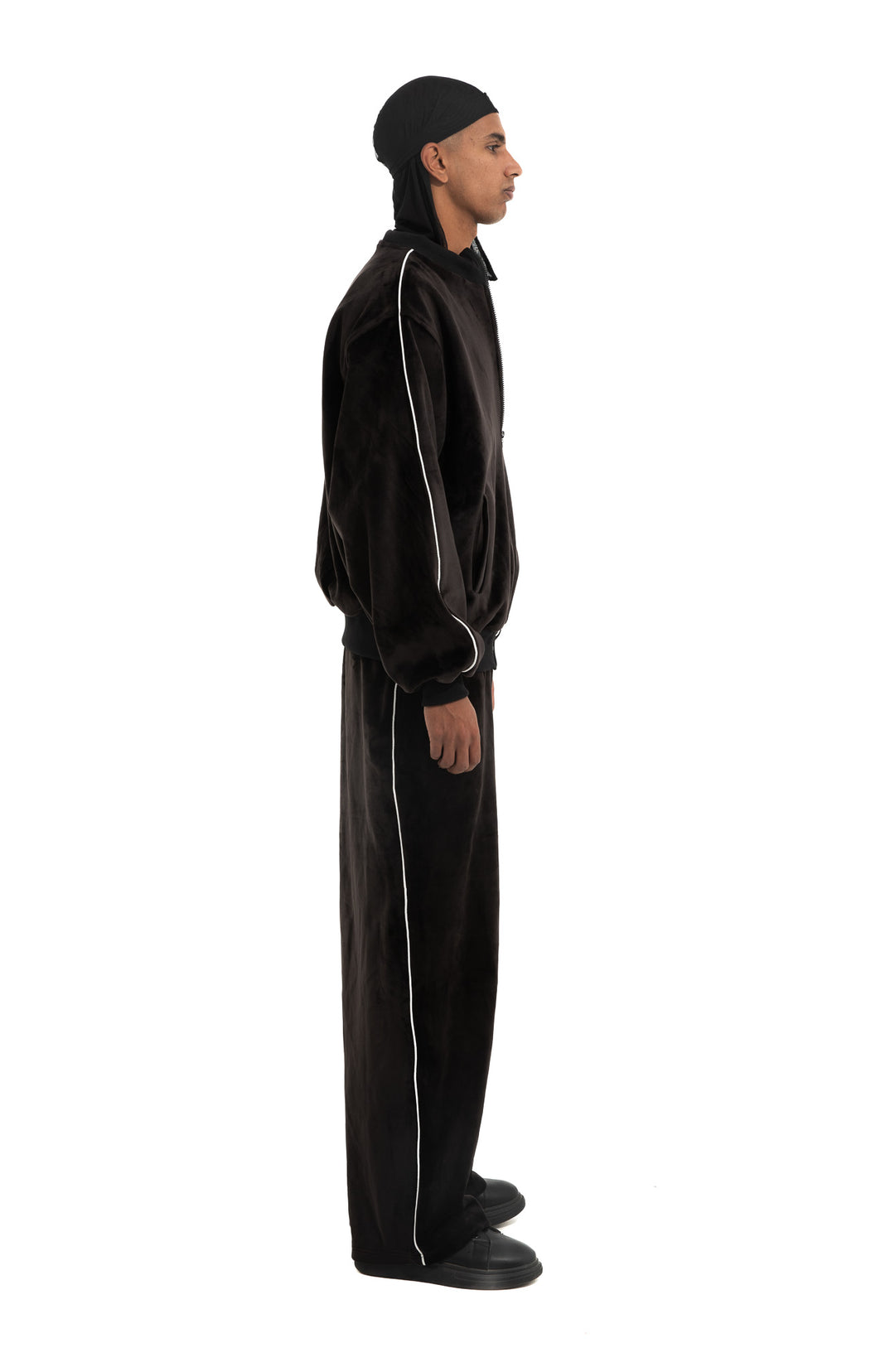 VELOUR TRACKSUIT PANTS