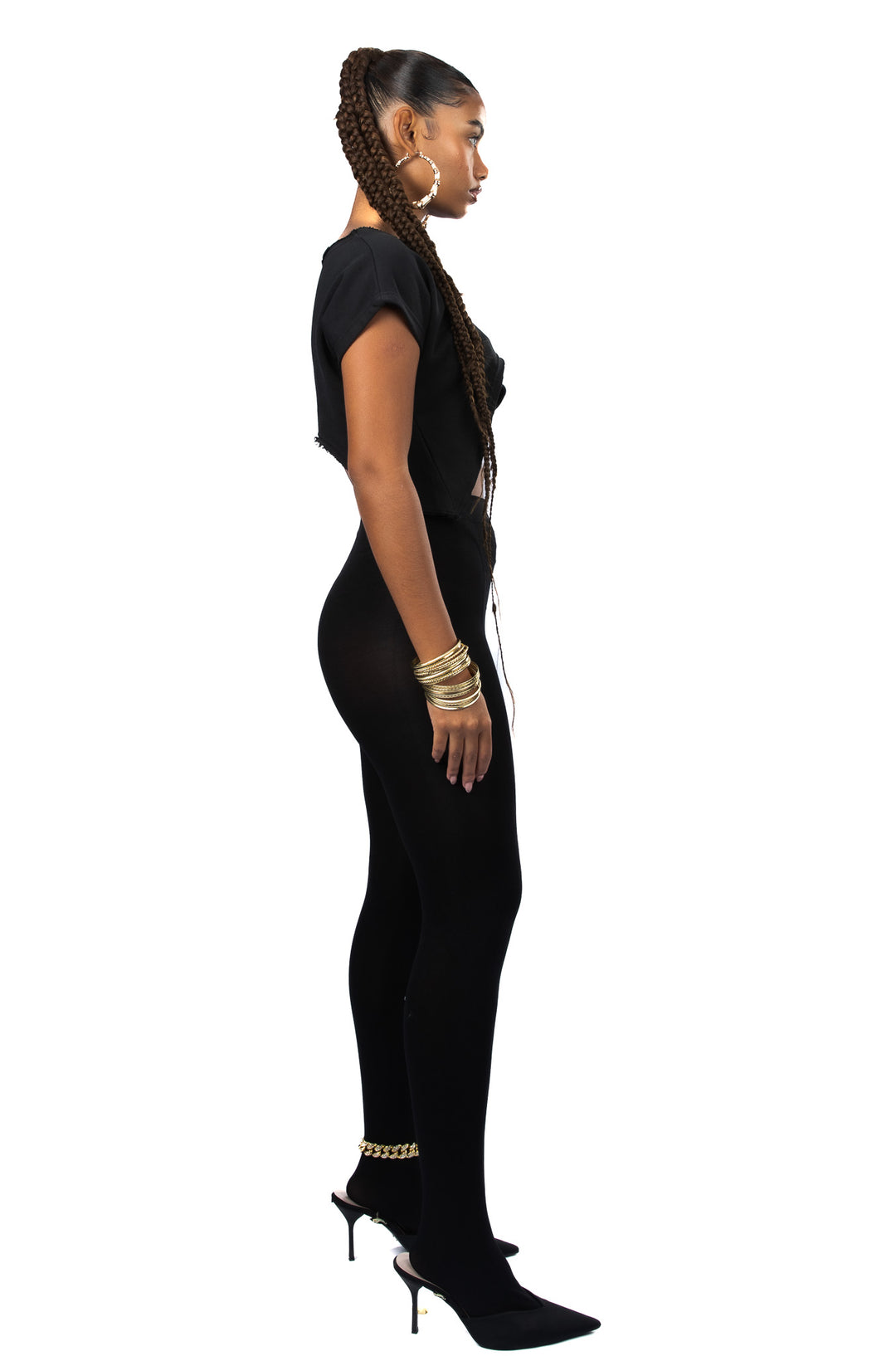 ASYMMETRICAL CROP TOP
