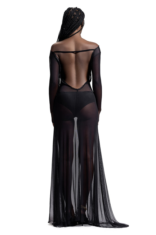 YMREE ARCHIVES BACKLESS DRESS