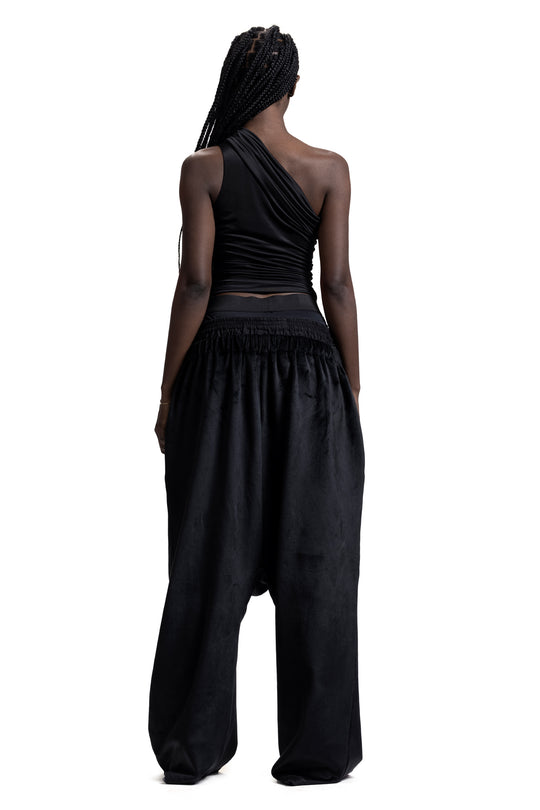 OVERSIZED VELOUR PANTS