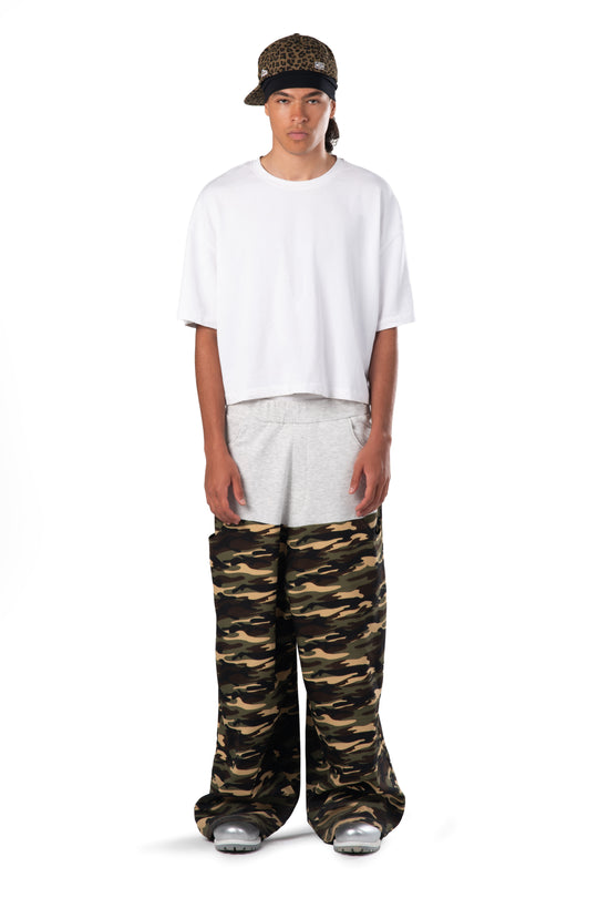 DUAL FABRIC CARGO SWEATS