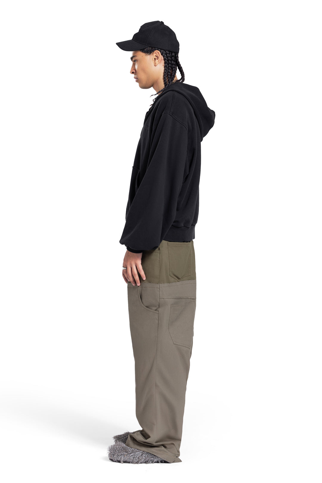 ARMY DOUBLE-WAIST PANTS