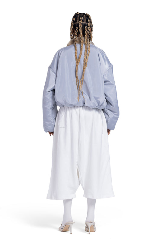 WATERPROOF GREY JACKET WITH FUR