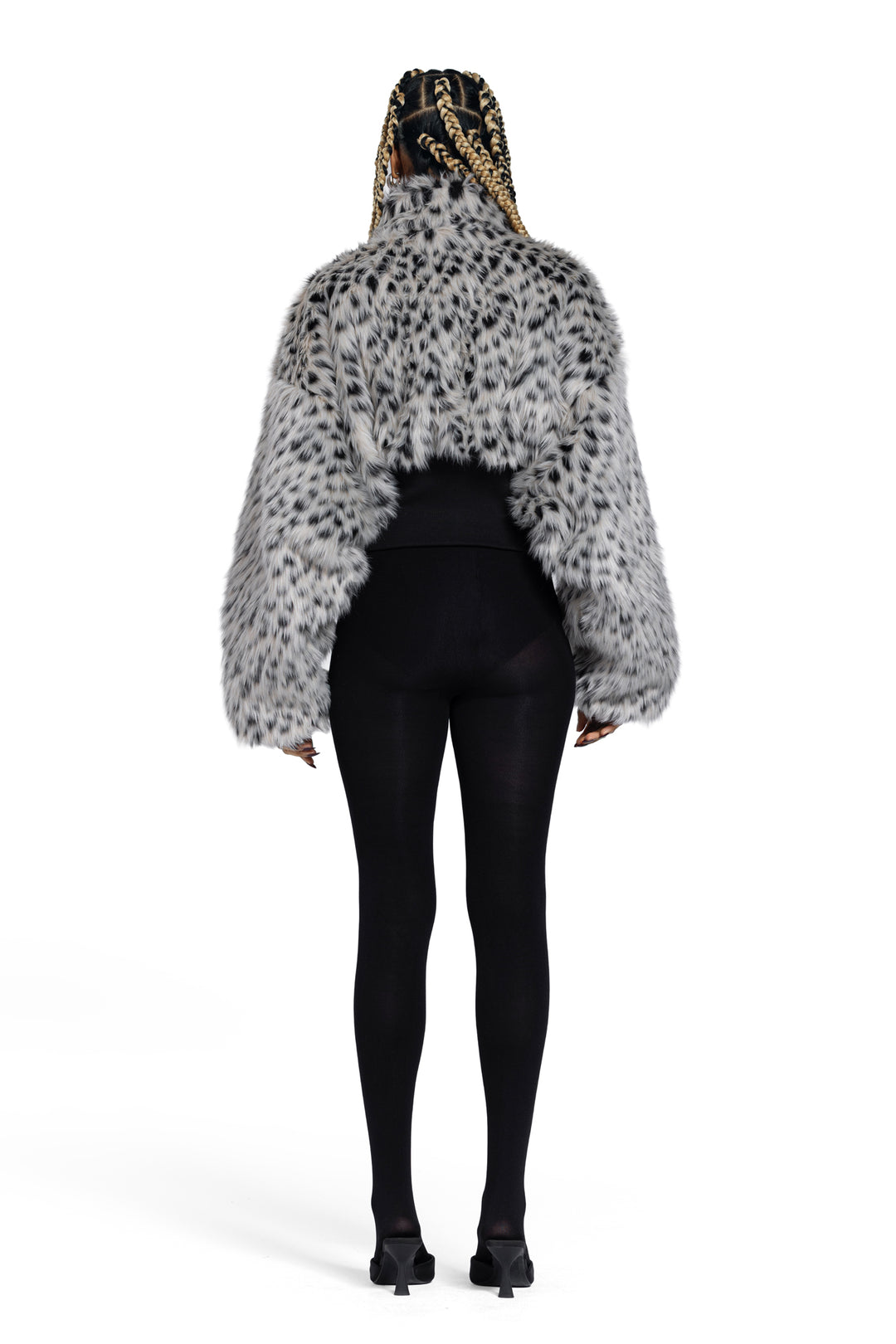 ASH FUR TIGH WAIST JACKET