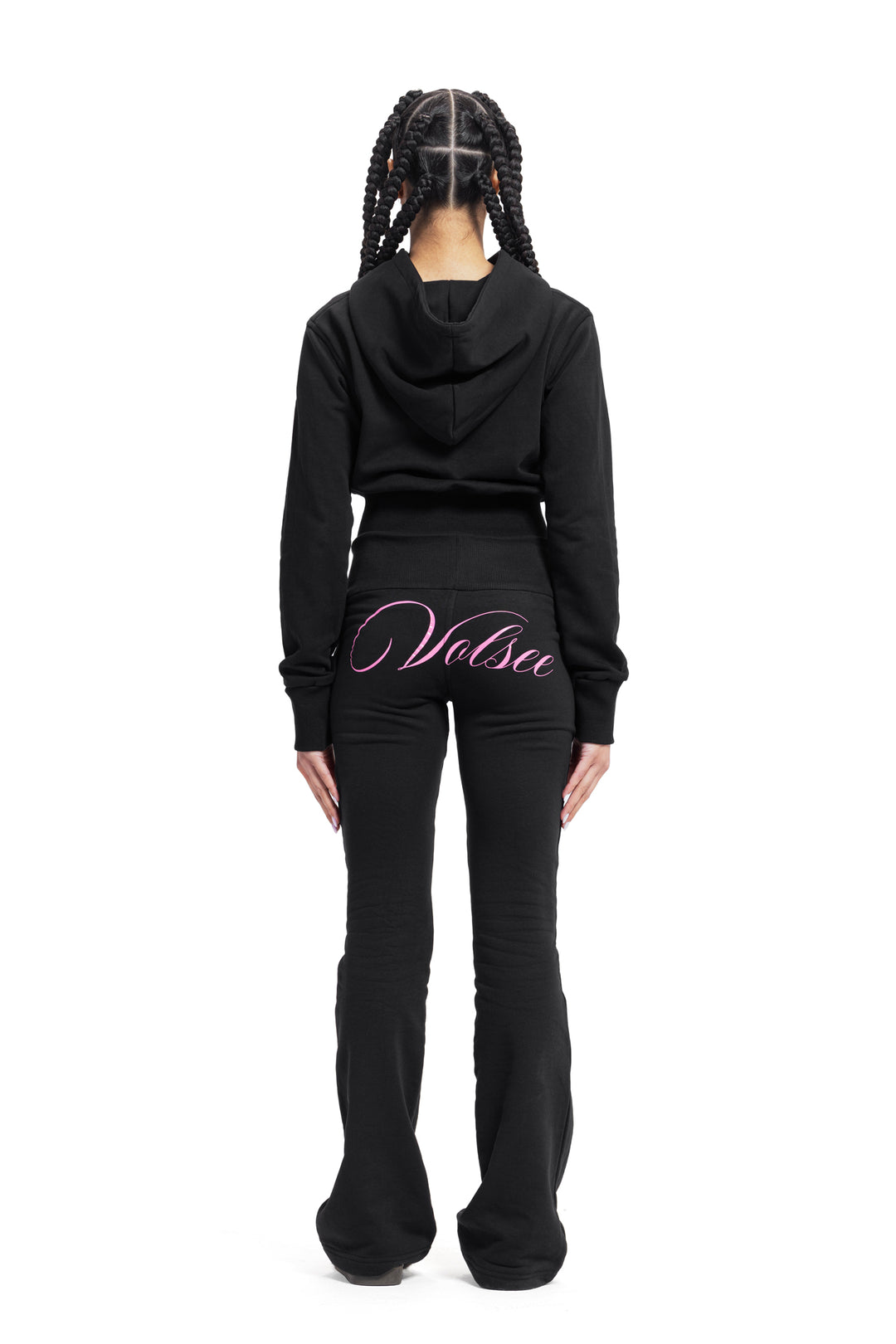 VOLSEE ZIP-UP HOODIE BLACK