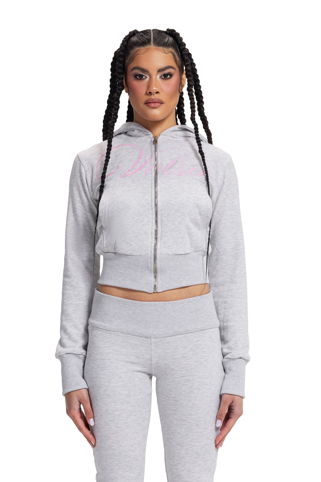 VOLSEE ZIP-UP HOODIE GREY