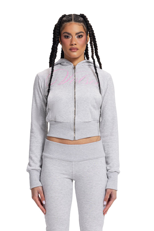 VOLSEE ZIP-UP HOODIE GREY