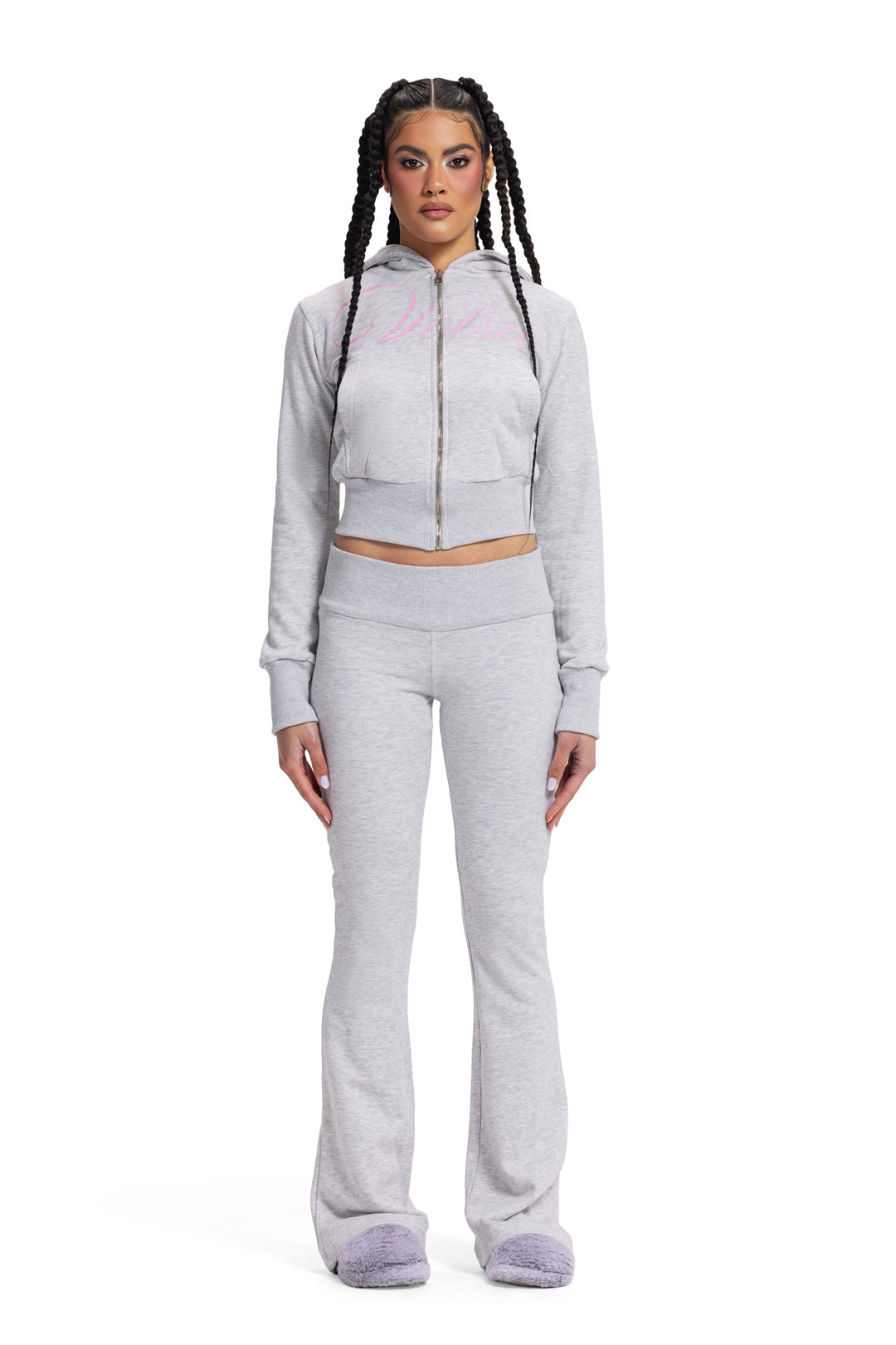 VOLSEE ZIP-UP HOODIE GREY