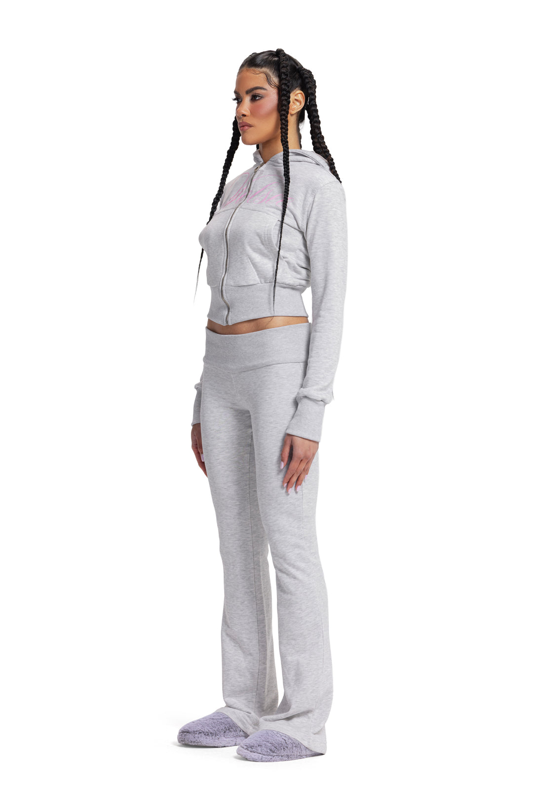 VOLSEE ZIP-UP HOODIE GREY