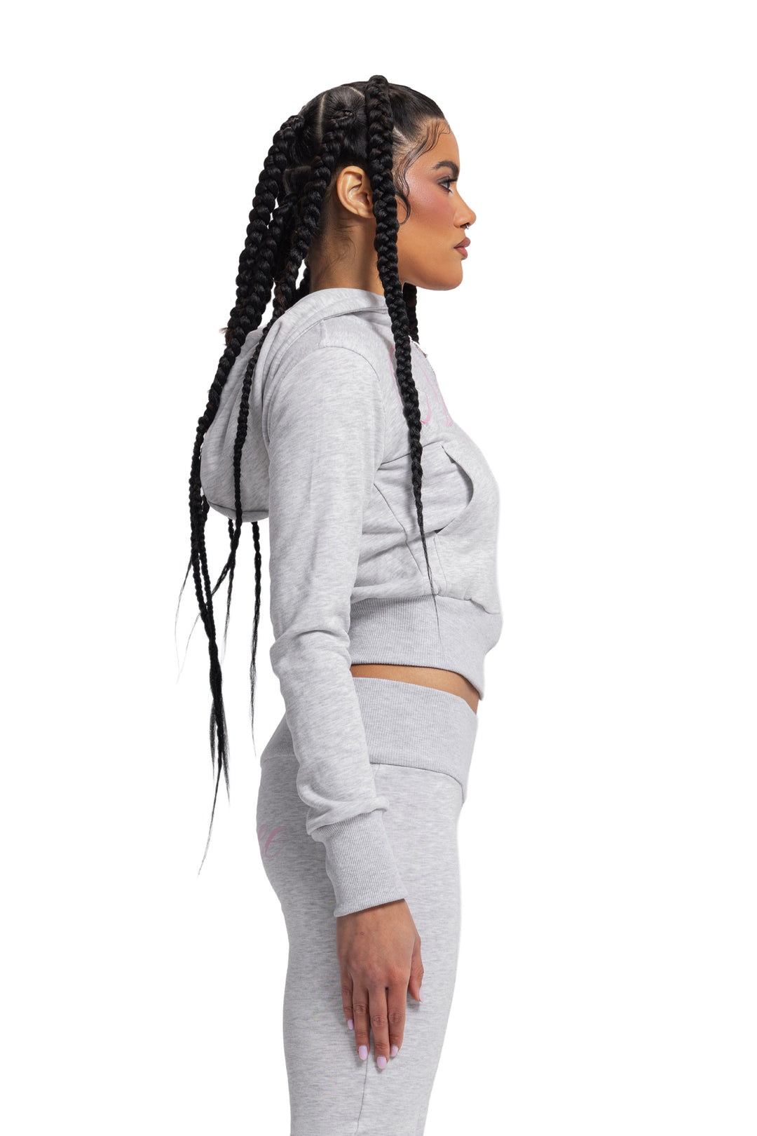 VOLSEE ZIP-UP HOODIE GREY