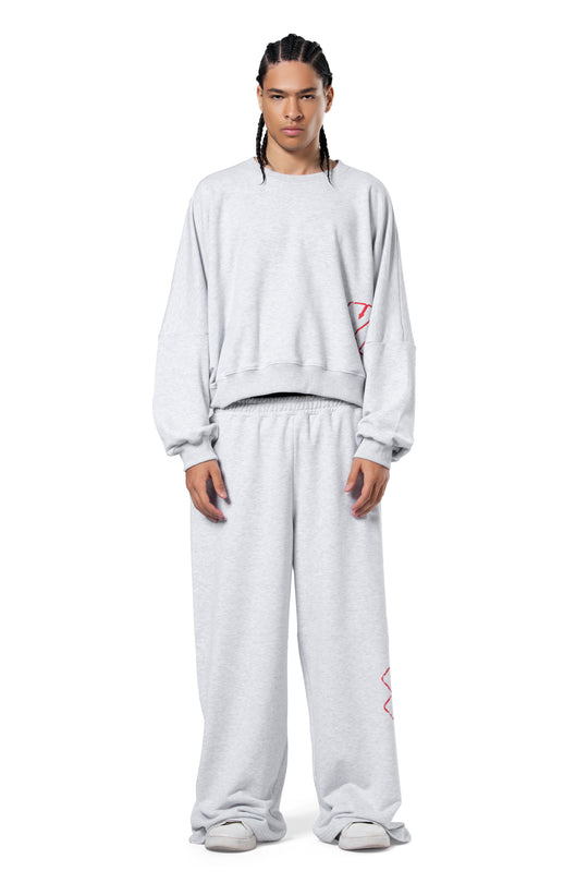 GREY CREWNECK SWEATER