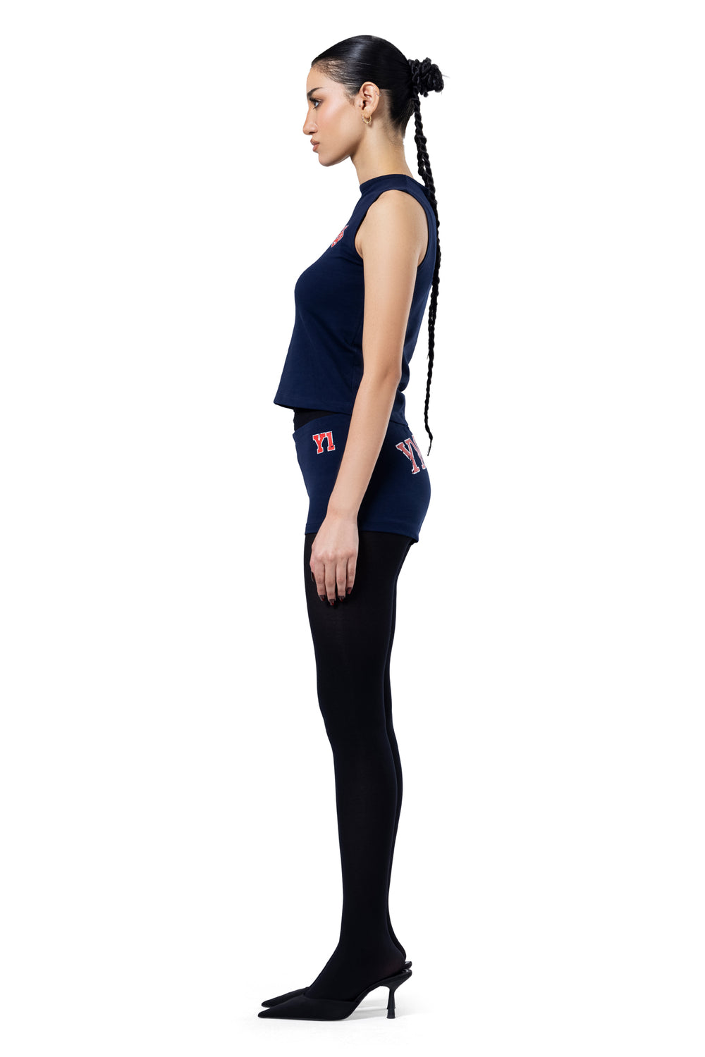 RELAXED FIT NAVY TANK TOP