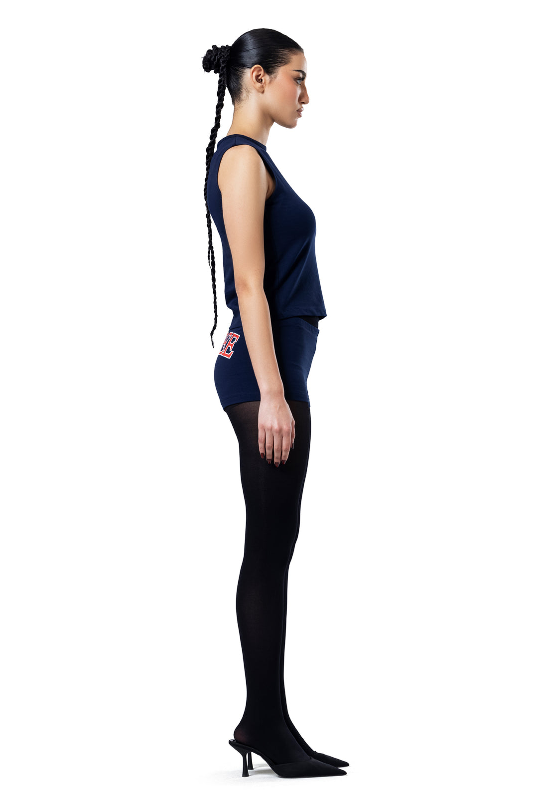Y1 NAVY YMREE SHORTS