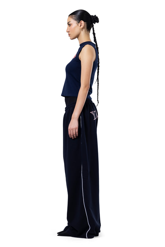YMREE PRINT NAVY SWEATS